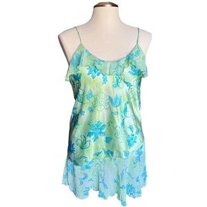 Whispers Floral Whimsical Slip Vintage Y2k Summer Dress
